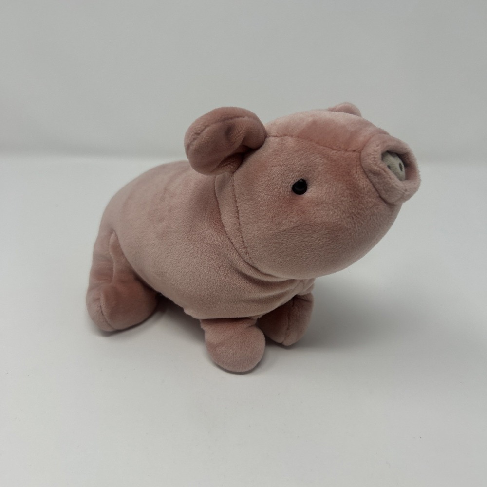 Jellycat Small Mellow Mallow Pig 8" Retired EXCELLENT Plush Stuffed Animal
